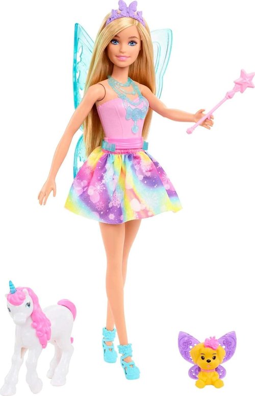 Barbie Dreamtopia Advent Calendar - Fantasy-Themed with 24 Daily Surprises, Dolls & Accessories
