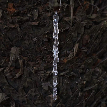 25Pcs Icicles Ornament Set - Clear Acrylic Christmas Decorations, 5.25 Inch Each - Variation of THIS listing: 25