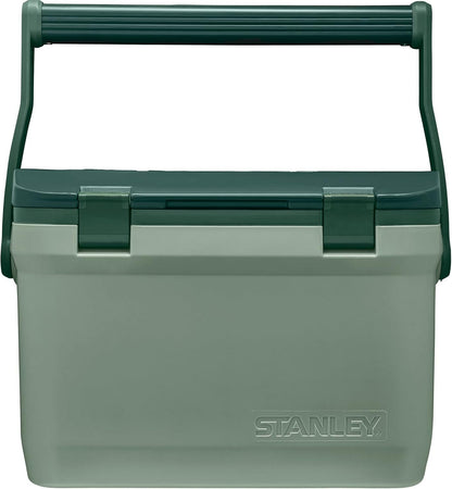 Stanley Adventure Outdoor Cooler 16 Qt - Heavy Duty Camping Ice Chest with Easy Carry Handle | 36-Hour Cooling | BPA-Free | Stanley Green