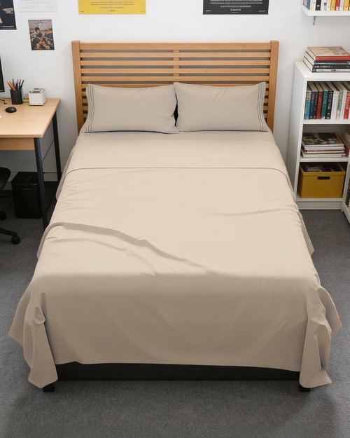 Full XL Bed Sheet - 4 Piece Full XL Bed Sheets Set - Soft, Breathable & Cooling - Hotel Luxury Bedding for Women, Men, Kids, Teens, Boys & Girls - Deep Pockets, Comfy, Fade and Wrinkle Free - Wheat