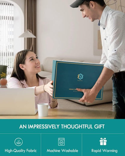 Kaisa Oversized Huge Blanket - 120" x 120", Soft Cozy Plush Flannel, Outdoor & Giant Picnic Blanket, Gray