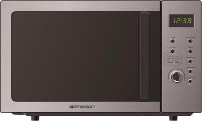Emerson MW9005SS Microwave Oven - Compact 0.9 Cu. Ft. Design with 900W Power & LED Display