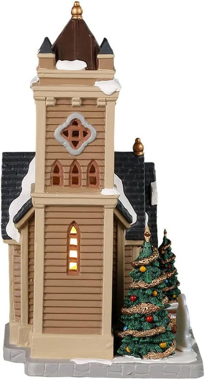 Lemax Mistletoe Chapel #25917 - Charming Holiday Decor for Festive Celebrations | Perfect Gift Idea