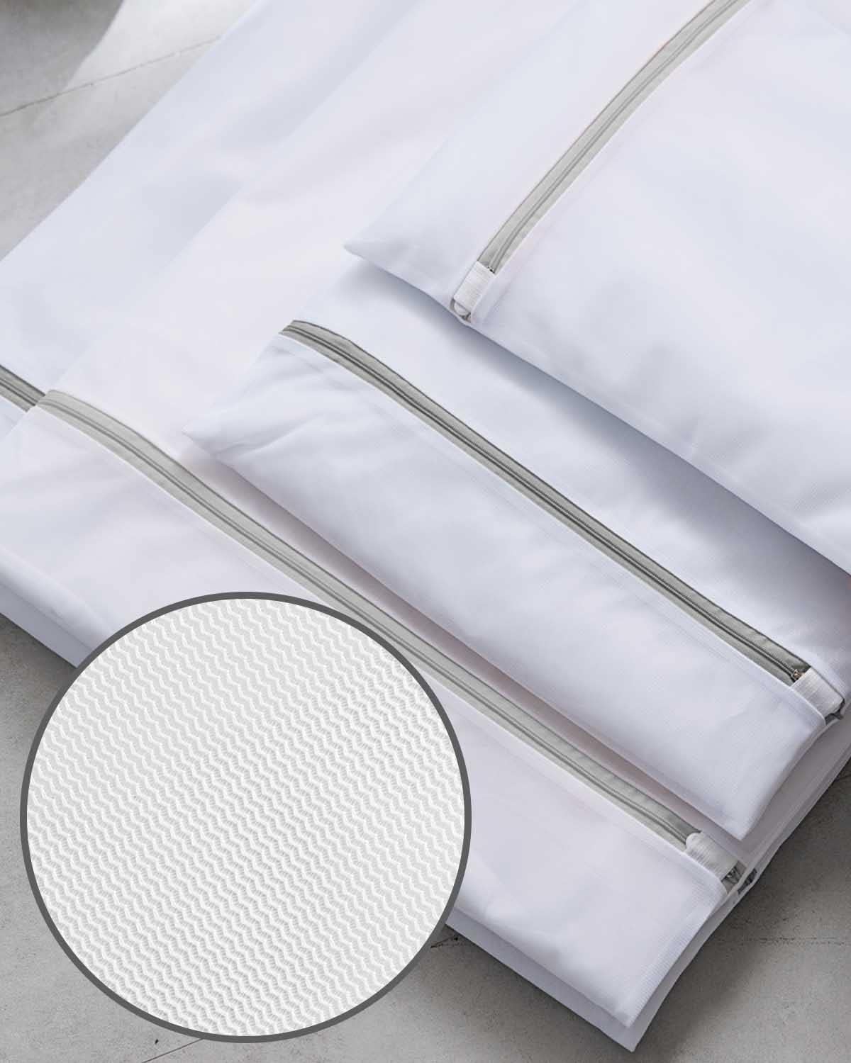 Skiennix Mesh Laundry Bags - 4 Pack Delicate Wash Bags for College & Dorm Storage | 16 x 20 Inches