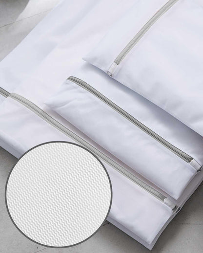 Skiennix Mesh Laundry Bags - 4 Pack Delicate Wash Bags for College & Dorm Storage | 16 x 20 Inches