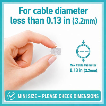 Damage-Free Indoor Light Clips Kit - 100 Clips + 120 Strips, MOVELYST (Variation: Mini-100 PCS)