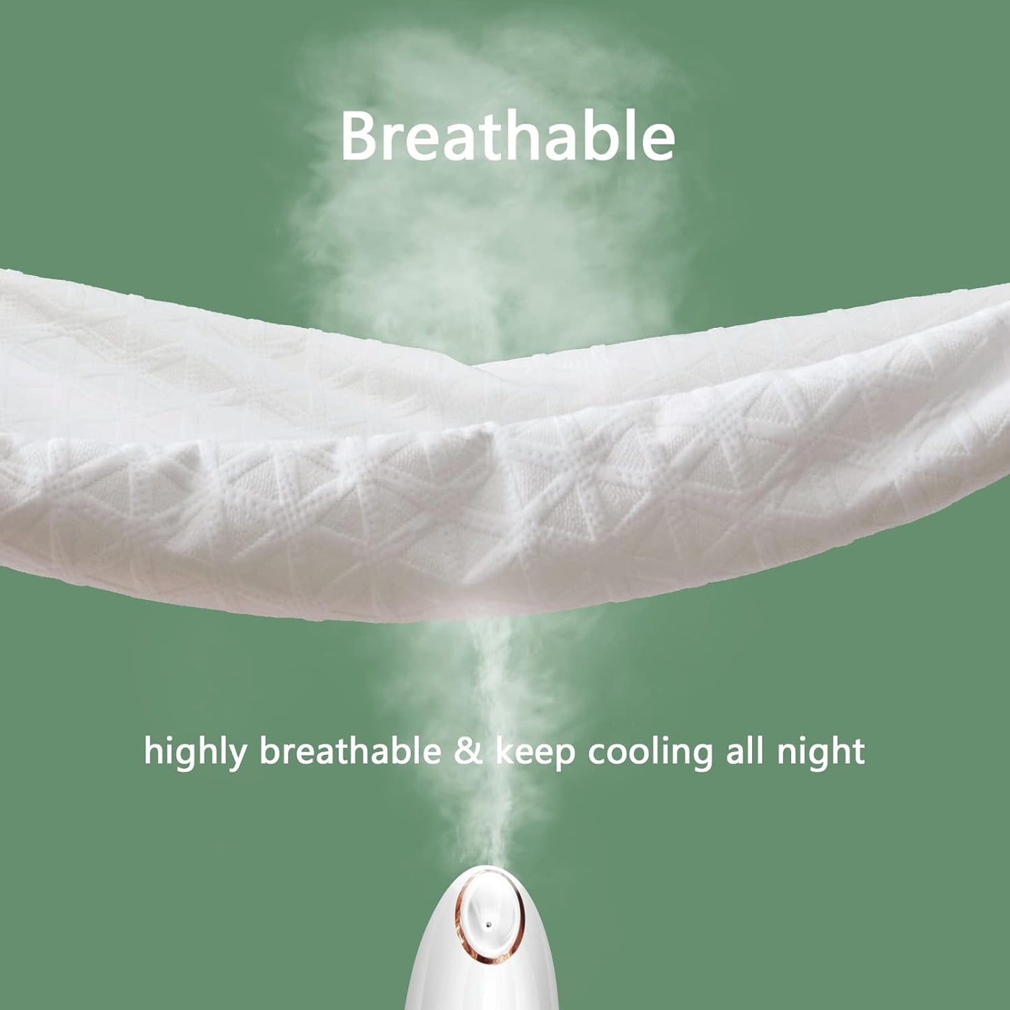Premium Waterproof Mattress Protector - Twin XL Size, Breathable Cooling Bed Cover, Soft & Noiseless, Fits 8''-21'' Deep Pocket | White