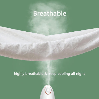 Premium Waterproof Mattress Protector - Twin XL Size, Breathable Cooling Bed Cover, Soft & Noiseless, Fits 8''-21'' Deep Pocket | White