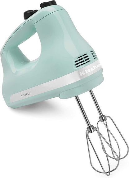 KitchenAid 5-Speed Ultra Power Hand Mixer - Ice Blue | Certified Renewed Quality