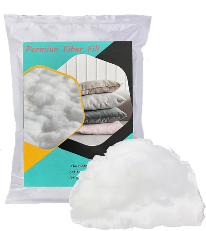 Vseegrs Premium Polyester Stuffing - Soft, Warm Fiber Filling for Stuffed Animals | 75g/2.6oz