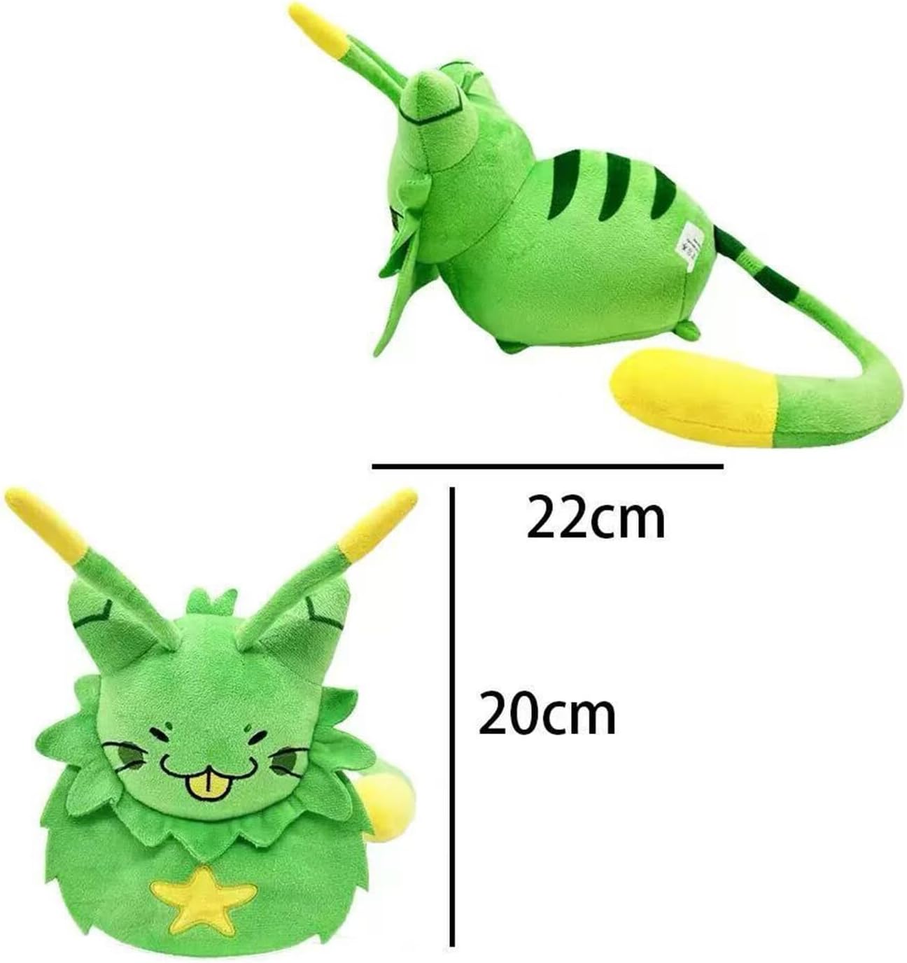Regine Switzerland Gnarpy Plush - Adorable Gnarph Alien Cat Toy | Perfect Gift for Fans (Green)