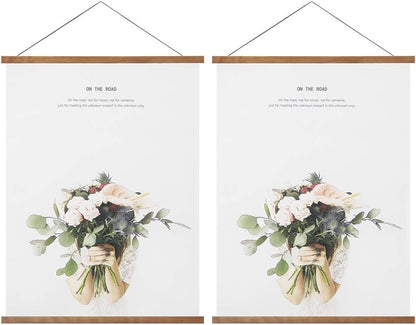 Miaowater Magnetic Wooden Poster Frames - 2 Pack for 16x16, 16x20, 16x22, 16x24 Art Display