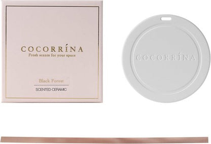 Cocorrína Car Air Freshener - Handmade Black Forest Scented Ceramic | Ideal for Cars, Drawers & Closets