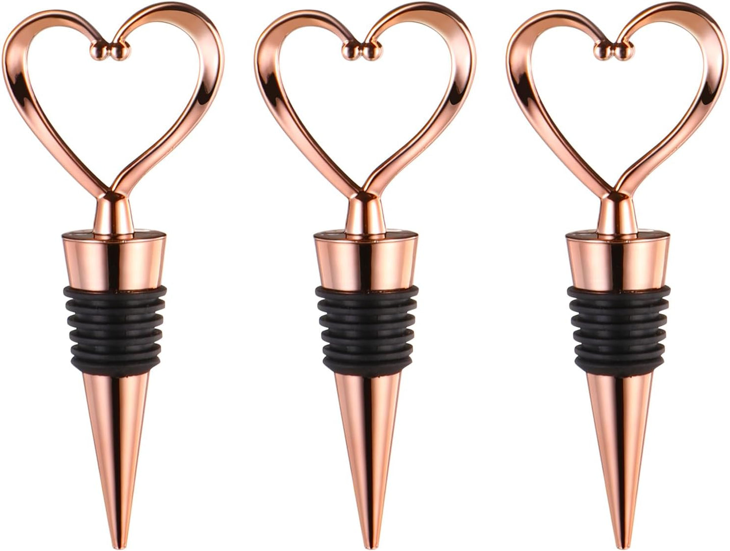 Wine Stopper 3Pack Wine Bottle Stopper Reusable Wine Stoppers Leak Proof Wine Corks Bottle Cover for Keeping Standard Bottles Wine Champagne Fresh