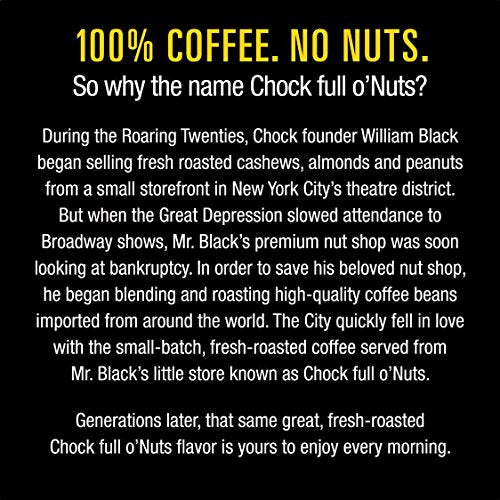 Chock Full o' Nuts Midtown Decaf Single Serve Coffee Pods (24 count)