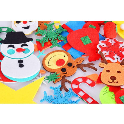 Max Fun Felt Christmas Tree Kit for Toddlers — 40 Tree Ornaments + Tic-Tac-Toe Game