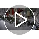 9FT Artificial Christmas Garland with Warm White Lights, Pine Cones & Red Berries