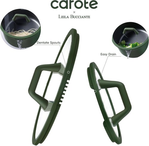 CAROTE 31-Piece Nonstick Cookware Set - Induction-Compatible Titanium & Non-Toxic Granite | PFOA Free