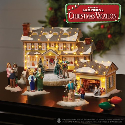 Department 56 Snow Villages | National Lampoon's Christmas Vacation Clark Trims the Tree Figurine - 4.53 Inch
