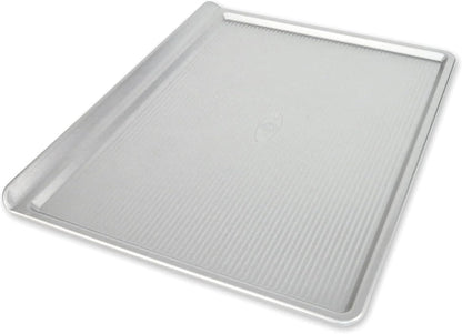 USA Pan Bakeware Cookie Sheet - Large Nonstick Baking Pan, Warp Resistant, Made from Aluminized Steel, Silver