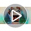 Mini Green Christmas Tree with RGB Lights - App & Voice Control, 22.8in