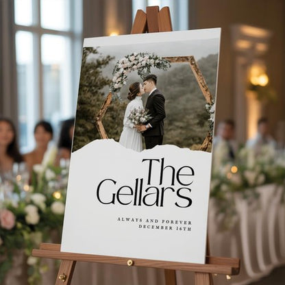 Custom Foam Board Poster Sign - 24x36 Inch | 3/16 Inch Thick Personalized Event Signs for Weddings, Baby Showers & Announcements