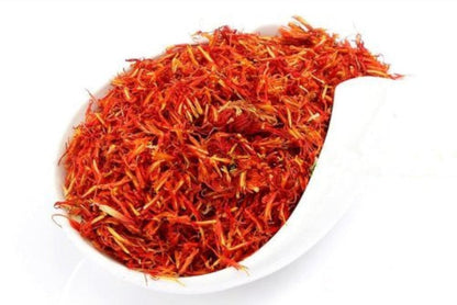 Safflower Petals - Carthamus tinctorius Dried Loose petals from 100% Nature (2 oz)