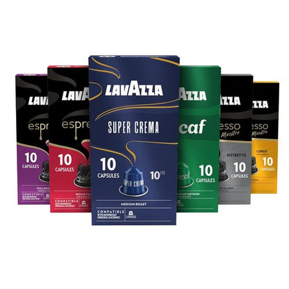 Lavazza Espresso Capsules - Favorites Collection for Nespresso Machines | Light, Medium & Dark Roasts (60 Count)