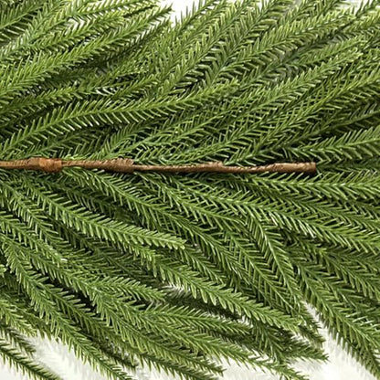 Christmas Teardrop Swag for Front Door - 25 Inch Faux Pine Needle Wreath - Oval/2