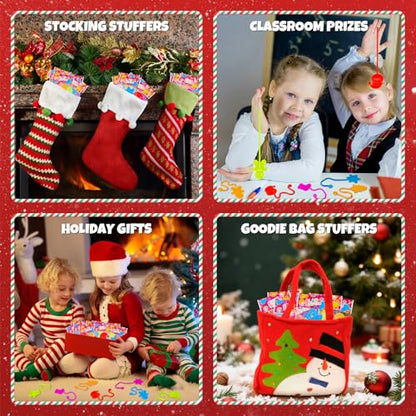 Christmas Goodie Bag Stocking Stuffers - 30 Sticky Hands for Kids & Classroom