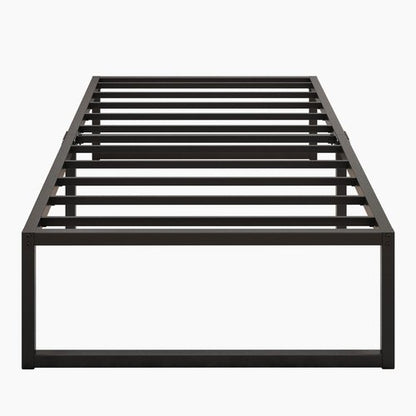 Lutown-Teen 14 Inch Twin Bed Frames Heavy Duty Metal Twin Size Platform Bed Frame No Box Spring Needed, Noise Free, Easy Assembly, Black