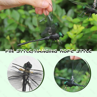 Dragonfly | Realistic 3D Bug Repellent Clips - Outdoor Decor for Garden & Camping
