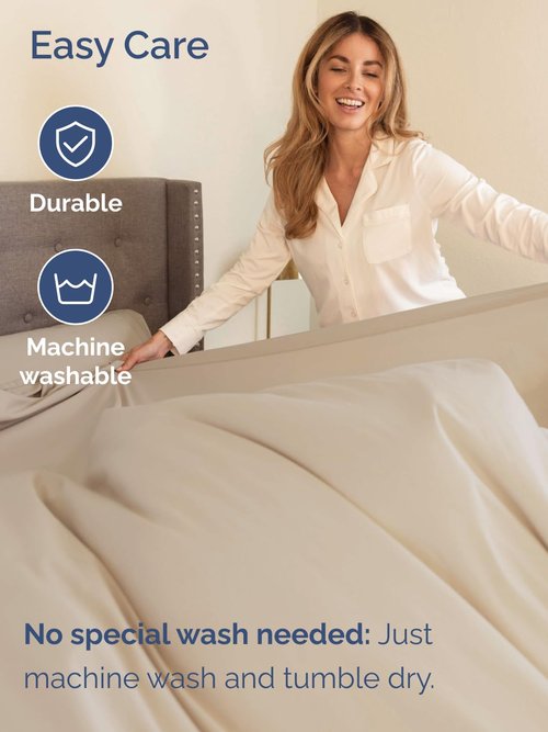 Extra Deep Queen Sheet Set - 6 Piece Breathable and Cooling Sheets - Hotel Luxury Bedding for Women, Men, Kids & Teens - Easy & Secure Fit - Soft, Wrinkle Free and Comfy - Extra Deep Pockets - Wheat
