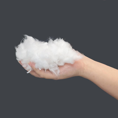 Vseegrs Premium Polyester Stuffing - Soft, Warm Fiber Filling for Stuffed Animals | 75g/2.6oz