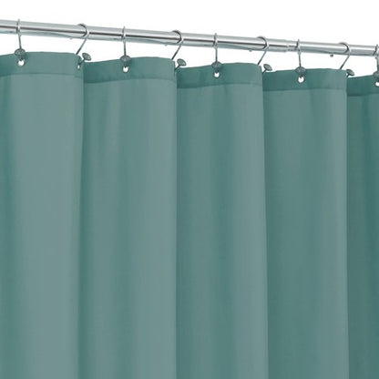 ALYVIA SPRING Extra Long Fabric Shower Curtain Liner Waterproof - 72" x 84", Soft & Lightweight XL Shower Curtain with 3 Magnets, Machine Washable - 72x84, Sea Teal