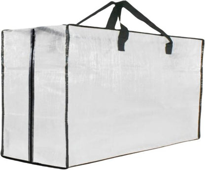 Heavy Duty Moving Bags - Extra Large Clear Storage Bags with Zipper & Handles | Ideal for Packing & Dorm Room Essentials