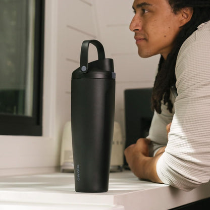 Owala FreeSip Sway Insulated Stainless Steel Water Bottle with Two-Way Spout, Built-In Straw and Bucket Handle, Made for Travel, School, and Sports, 40oz, BPA Free, Leak Proof, Beach House