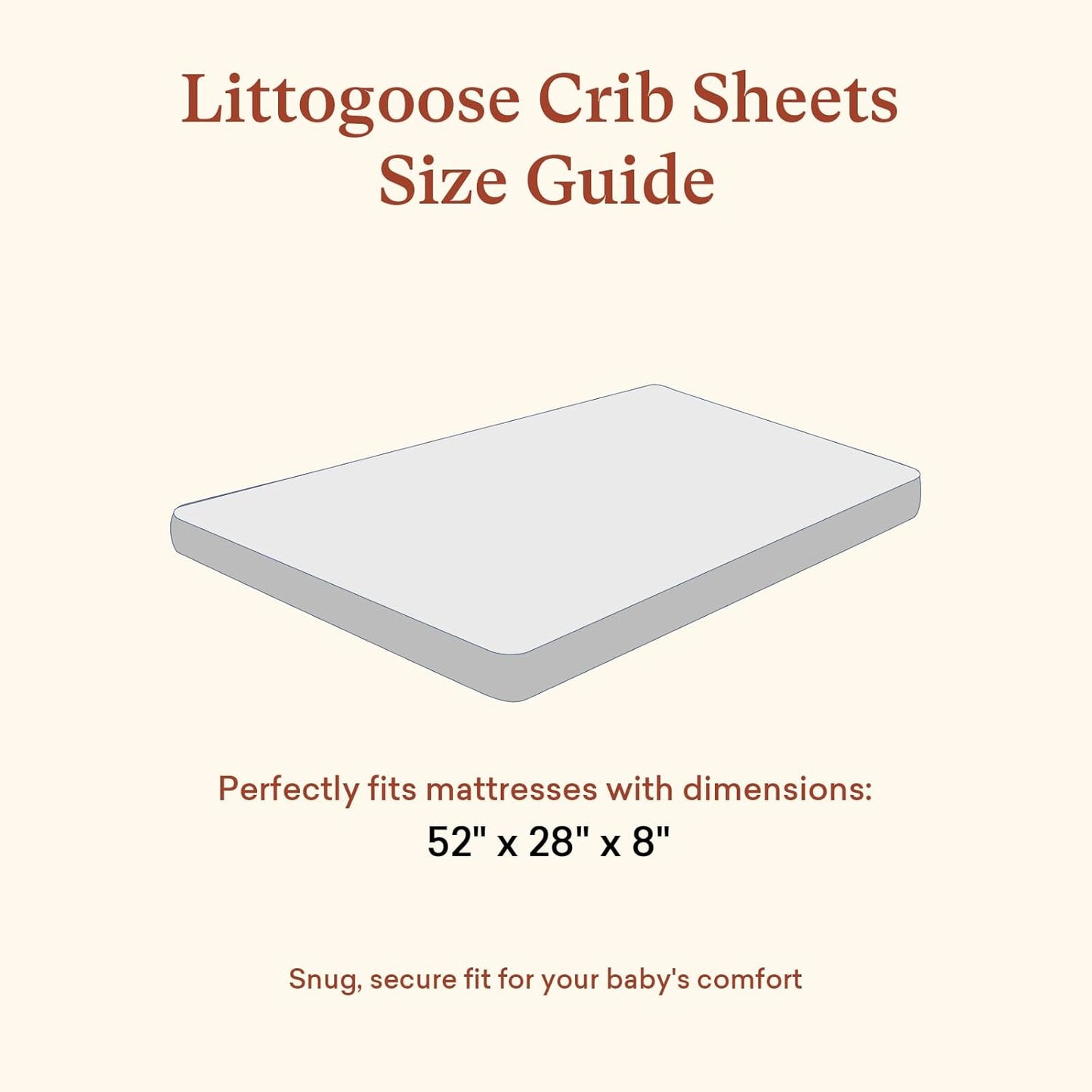 Skiennix Baby Crib Sheets - Soft Fitted 2-Pack for Boys & Girls | Breathable Standard Size (28x52x8in)