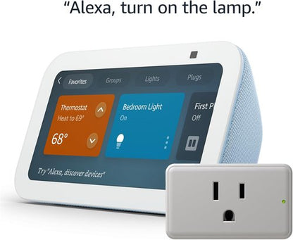 Echo Show 5 - Smart Display with Legrand Radiant Plug for Home Automation | Compact Design