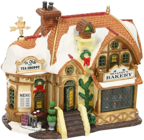 Lemax Christmas Village Devaney's Bakery - Battery Operated LED Decor | Festive Holiday Display
