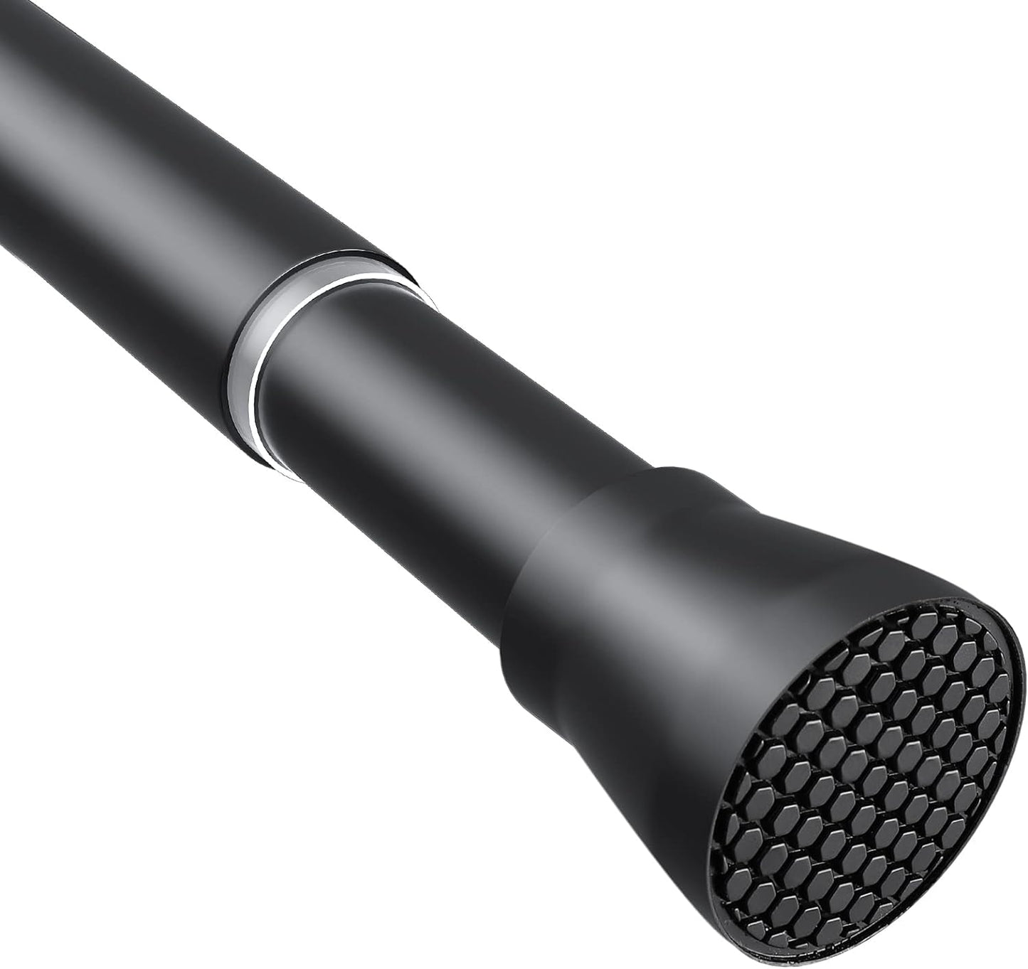 Skiennix Tension Curtain Rod - Adjustable 28-48 Inch Non-Slip Design for Windows & Closets