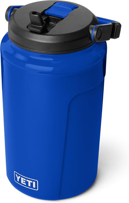 YETI Silo Half Gallon Insulated Water Jug - Leakproof Sports Bottle with Straw Cap & Fence Hook - Ice-Cold Drinks, Royal Blue