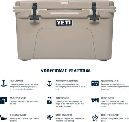 YETI Tundra 45 Cooler - Durable Insulated Design for Outdoor Adventures | Perfect for Camping & Fishing