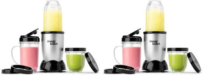 Magic Bullet Blender - 11-Piece Set in Silver | Compact Size for Quick Meal Prep