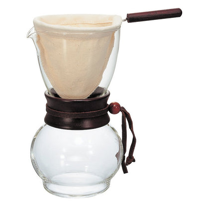 Hario DFN-3 Cloth Filter with Handle for Woodneck Drip Coffee Pot, 480m