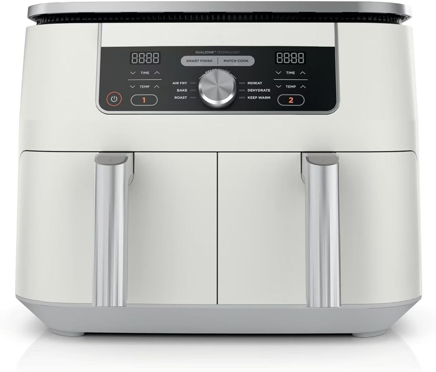 Skiennix 8 Quart DualZone Air Fryer - 6-in-1 Cooking with 2 Independent Baskets for Quick Meals