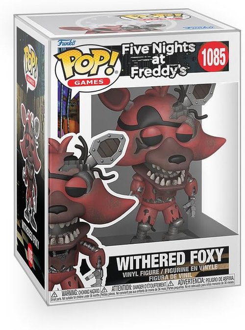 Funko Pop! FNAF: Withered Foxy Vinyl Figure - Collectible Toy with Box Protector | Perfect for Fans