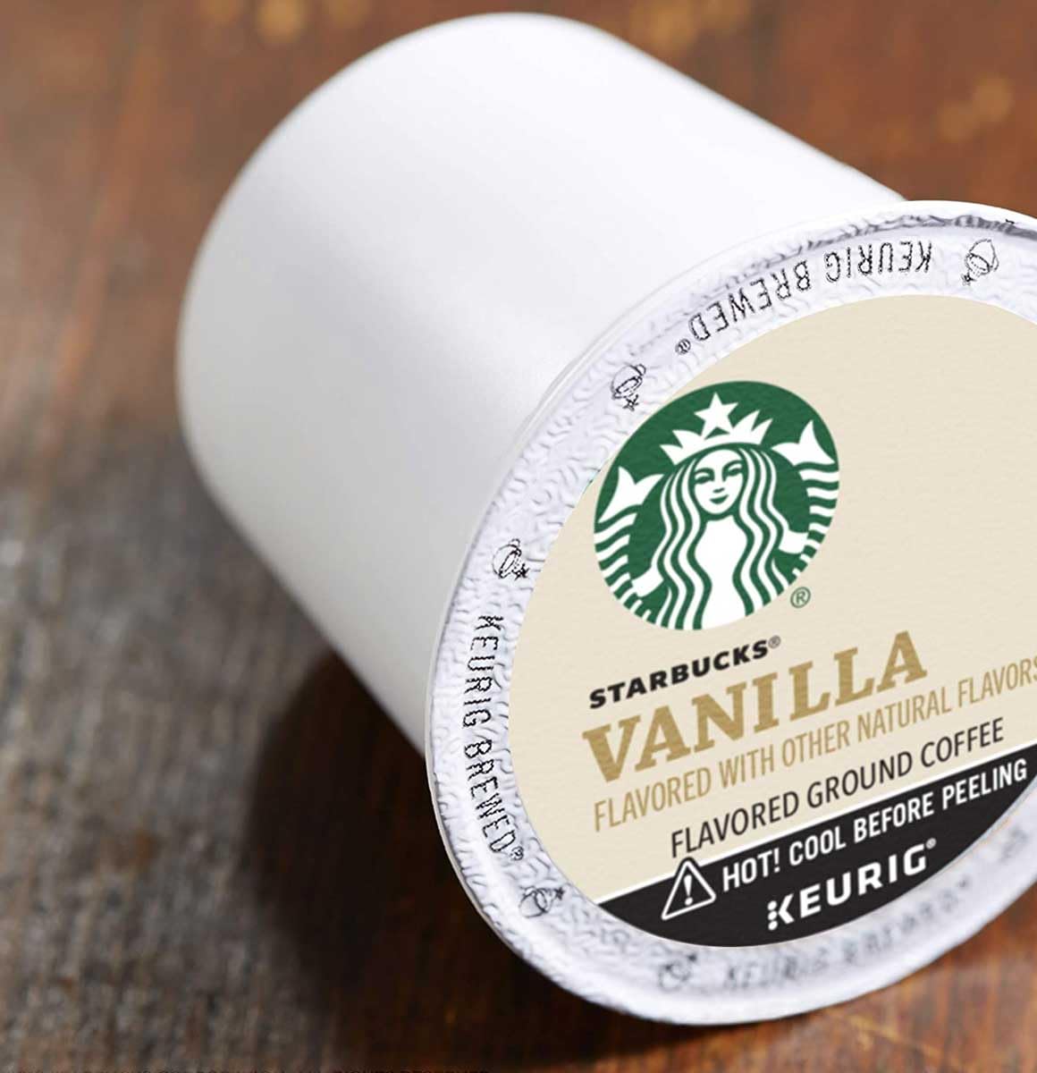 Starbucks Vanilla Flavored Coffee K-Cup Pods - Light Roast, 120 Count (12 Boxes)