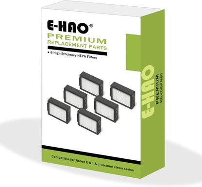 iRobot 6 Pack HEPA Vacuum Filters - Compatible with Roomba i, j & e Series | High-Efficiency Replacement Parts