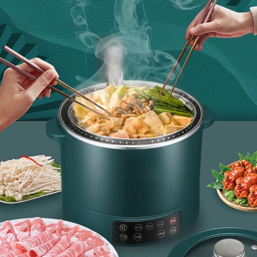 3 L Lifting Sugar Removal Rice Cooker, Low Sugar Rice Cooker with Low Carb Rice Steamer Basket,110V Electric Rice Cooker with Fast Heating Speed,5 Speed Adjustable,Touch Control for Family Use